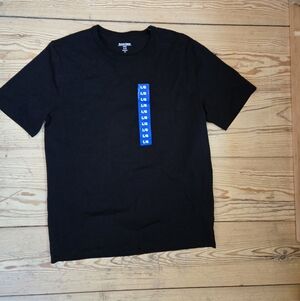 Rough Dress Black Supima Cotton Short Sleeve Tee L